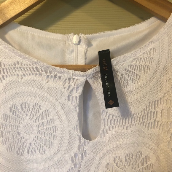 Lori M Collection White Dress - Picture 3 of 3